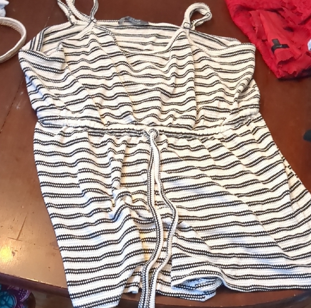 Primark Black and White Striped Kids Bottoms